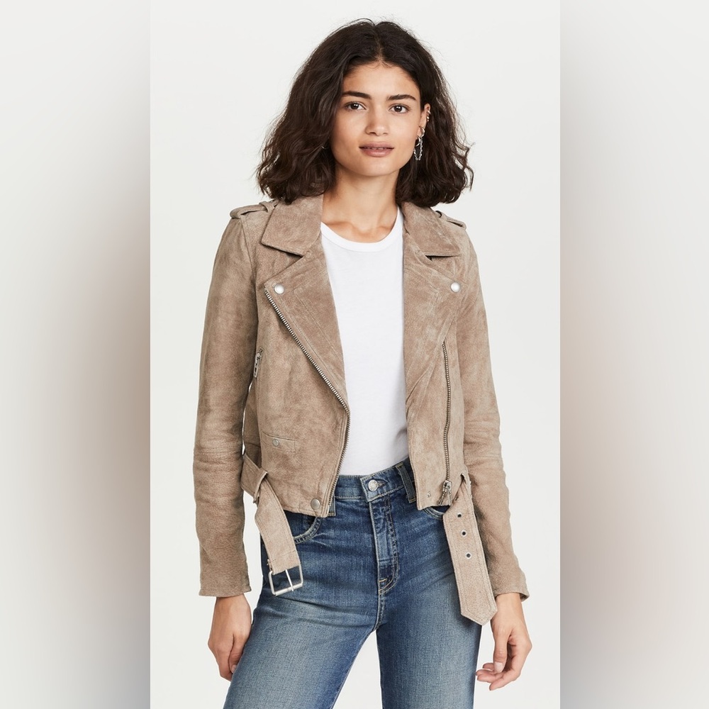 BlankNYC Suede Moto Jacket